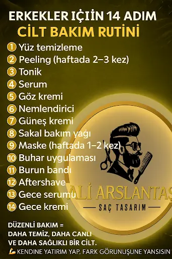 Ali arslantas sac tasarim erkek kuaforu 5