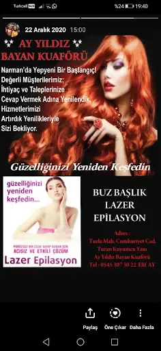 AY YILDIZ BAYAN KUAFÖR VE GÜZELLİK SALONU
