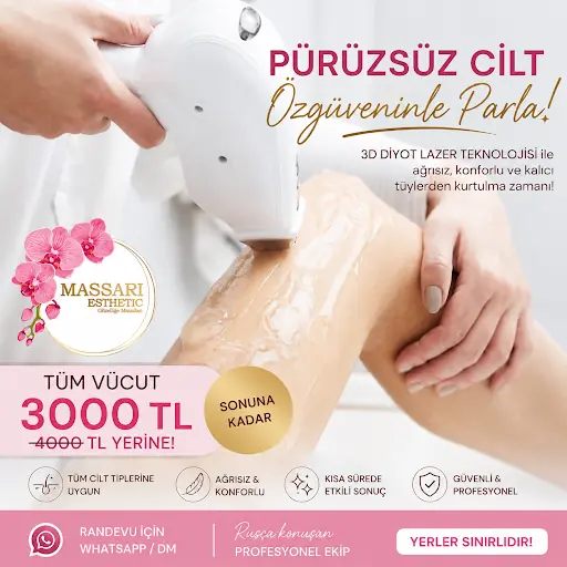 Massari Esthetic Güzellik Salonu | Protez Tırnak | İpek Kirpik | Hydrafacial Cilt Bakımı | Lazer Epilasyon | 2