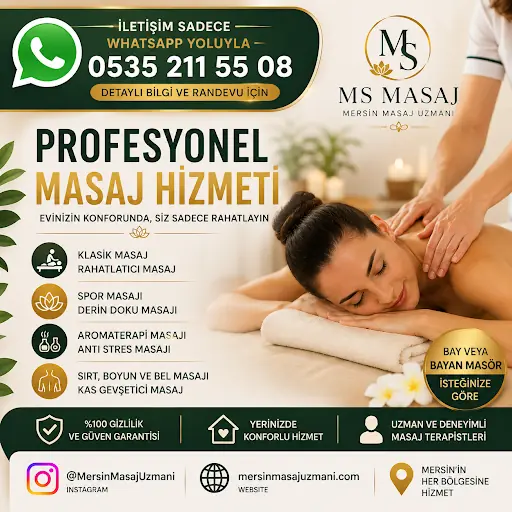 Mersin Masaj Uzmanı - MS Masaj - Yerinizde Hizmet 3