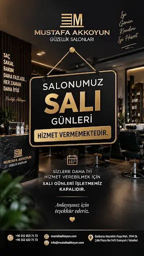 Mustafa Akkoyun Erkek Kuaförü & Güzellik Salonları 3