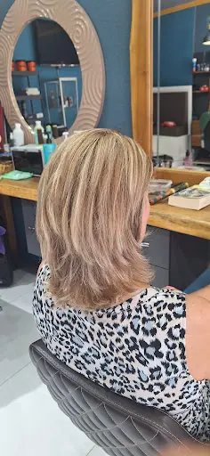 Marbling women hairdresser Barber şhop