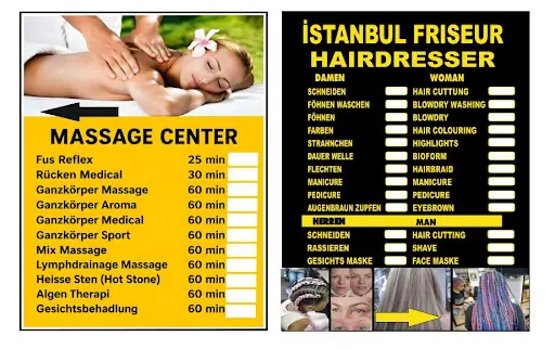 Salon istanbul. Kuaför bay bayan HAIRDRESSER FRISEUR massage totoo oteller bölges kundu Antalya