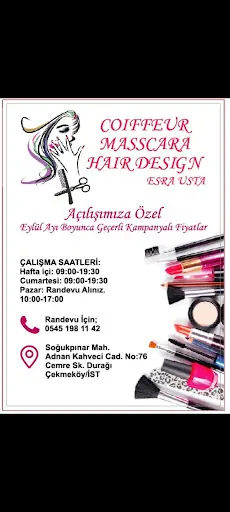 BAYAN KUAFÖRÜ MASSCARA HAİR DESING 4