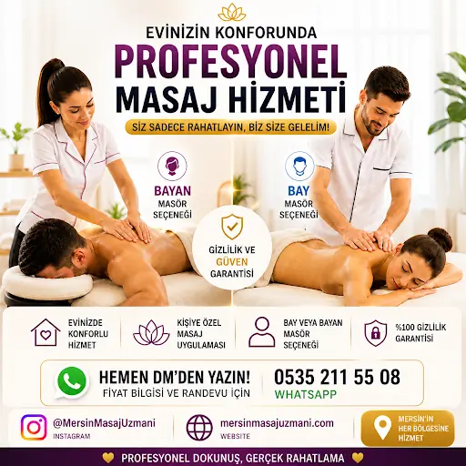 Mersin Masaj Uzmanı - MS Masaj - Yerinizde Hizmet