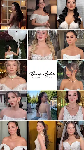 Burak Aydın Makeup & Hair Studio | Ankara Gelin Makyajı ve Gelin Saçı · Ankara | İncek Saç boya • Saç kesimi • Ombre 4