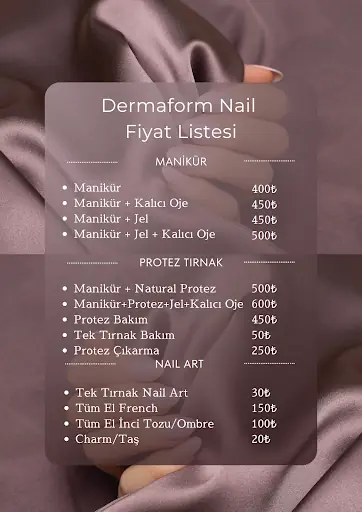 Dermaform Estetik & Güzellik Merkezi | Tekirdağ Lazer Epilasyon ve Tırnak