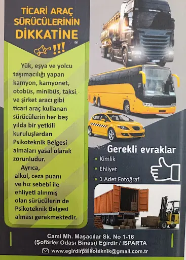 EĞİRDİR PSİKOTEKNİK MERKEZİ 3