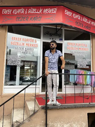 Erkek kuaförü GÜZELLİK salonu sezer KARCI