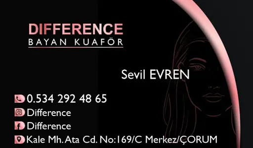 Difference Bayan Kuaförü 3