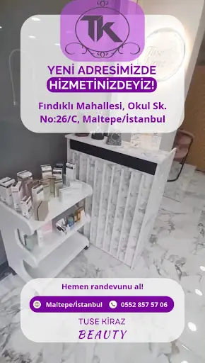 Tuse Kiraz Beauty -Cilt Bakımı Kalıcı Makyaj protez tırnak Manikür Pedikür Ağda ipek Kirpik 3