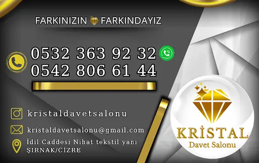 Kristal Davet Salonu Cizre