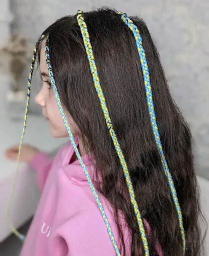 Enise Afrika örgüsü Afro dalgası 4