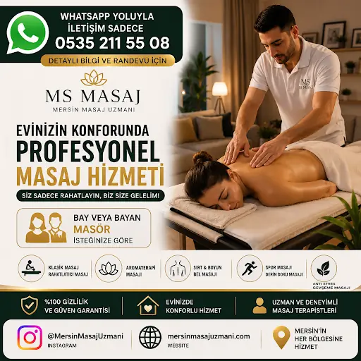Mersin Masaj Uzmanı - MS Masaj - Yerinizde Hizmet 2