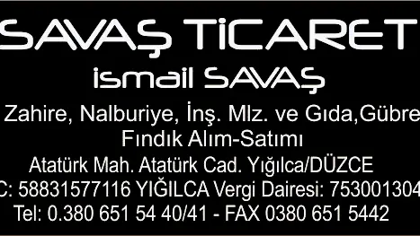 ISMAIL SAVAS - SAVAS TIC