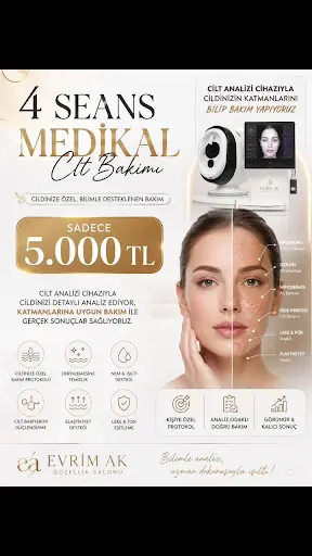 EVRİM AK GÜZELLİK kaş cilt bakımı safir buz başlıklı diode lazer 2