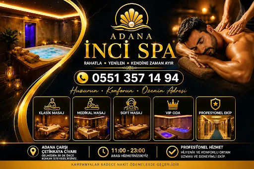 Adana İnci spa masaj salonu