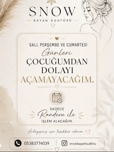 SNOW BAYAN KUAFÖRÜ 2